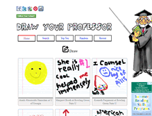 Tablet Screenshot of drawyourprofessor.com